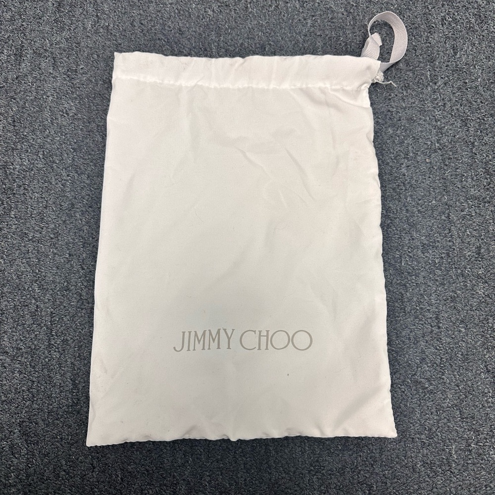 Jimmy Choo Soft White Dust Shoes  Bag